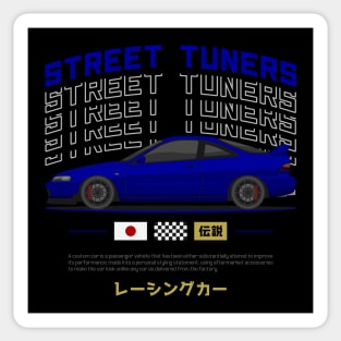 Midnight Racer Azul Integra DC 2 JDM Sticker